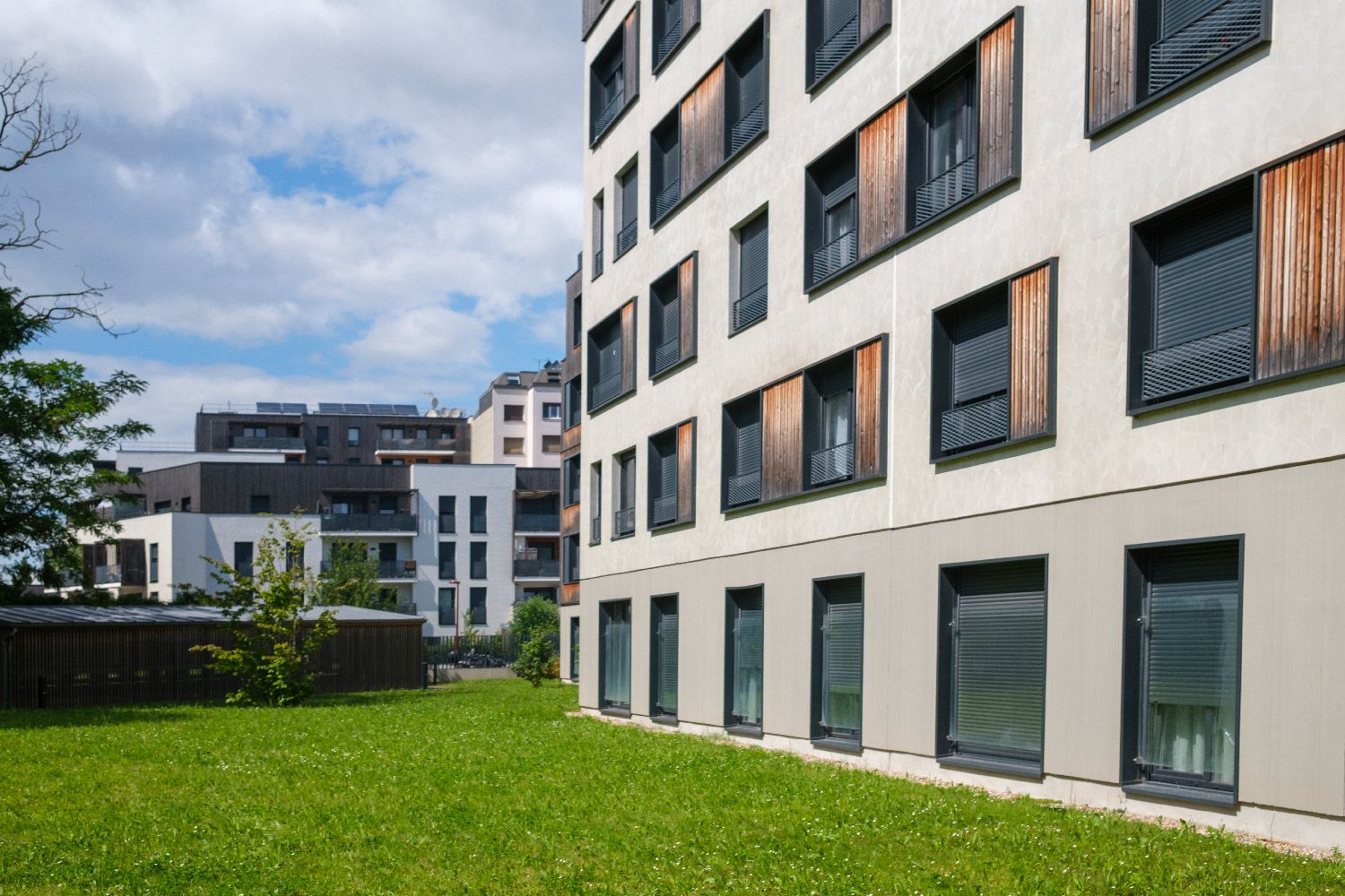 Façade d'une résidence sociale en région